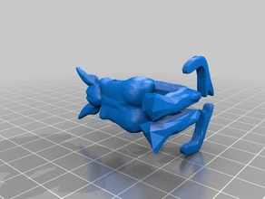 grykmin gremlin pincel titular criaturas grymkin hordas de pie warmachine 3d print model - Mito3D