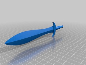 lotr sting print friendly costume dagger prop sword 3d print model - Mito3D