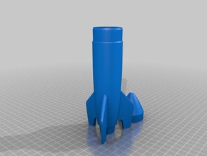 pocket rocket Requisiten 3d print model - Mito3D