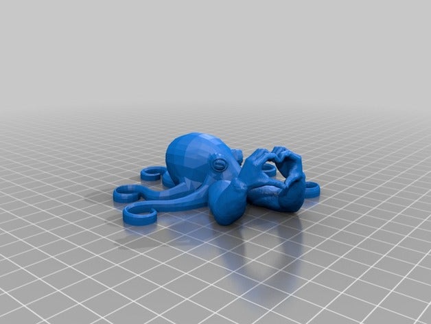 octoluv Tiere Hände Liebe octopus 3D print model - Mito3D