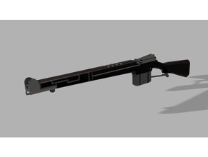 robuste enfield à la carabine laser jouet jeu accessoires 28mm warhammer 40k 3d print model - Mito3D