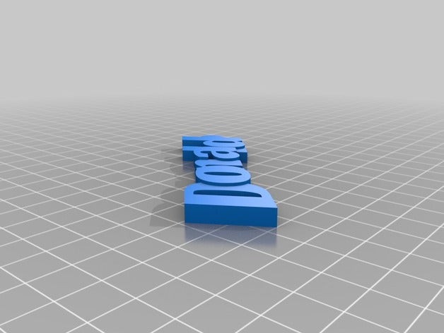 donald organización personalizado 3D print model - Mito3D