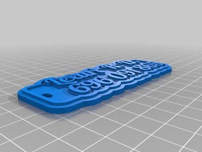 lexuri keychains customized 3d print model - Mito3D