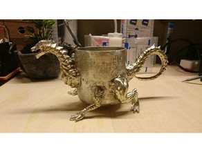 dragon cup cucina pranzo 3d print model - Mito3D