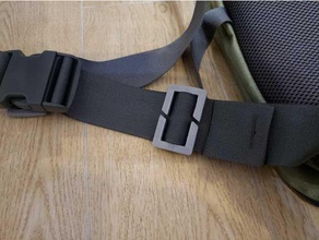 quick slide keeper buckle webbing strap belt 50mm 3d printing 3d print model - Mito3D