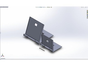 célula solar de suporte eletrônica 3d print model - Mito3D