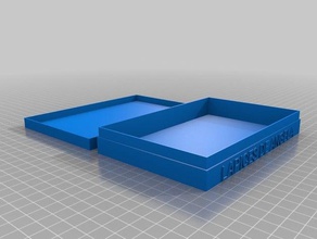 il mio personalizzato scatola di carta giochi 3d print model - Mito3D