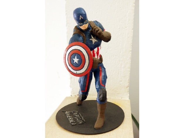 captain america modèles avengers capitan marvel vengadores 3D print model - Mito3D