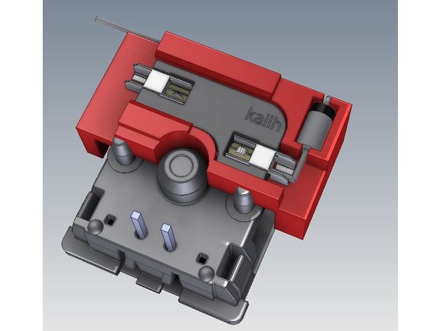 cherry mx kailh zócalo de la titular diy gateron teclado mecánico 3D print model - Mito3D