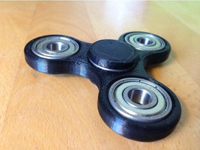 bearingspinner brinquedos jogos rolamento de esferas giratório fidget mão guia linear 3d print model - Mito3D
