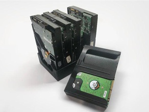 disque dur de stockage 25 à 35 variété machines sous ordinateur cas dock le hdd montage 3d print model - Mito3D