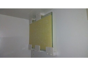 Wandhalterung 3d-Drucker-Bett-Glasscheiben Zubehör 3d print model - Mito3D