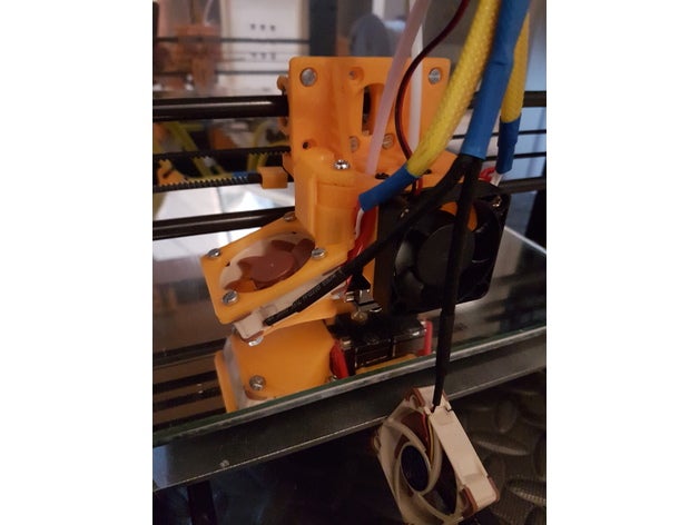 apoyo ventilateur fácil enlever 3d de la impresora accesorios quimera 3D print model - Mito3D