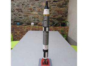 gemini 11 titan 2 engineering conrad fusee gordon Rakete Raum titan2 3d print model - Mito3D