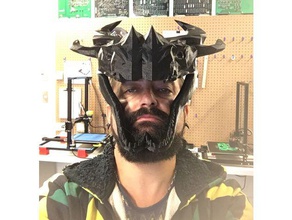 máscara de dragão traje 3d print model - Mito3D