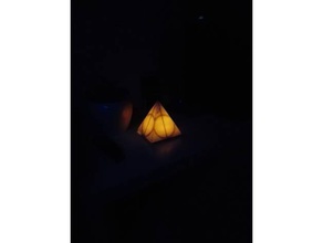 deathly hallows lamp 3d printing harry potter 3d print model - Mito3D