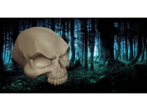 crâne vamp décor de la décoration crocs fête d'halloween vampire 3d print model - Mito3D