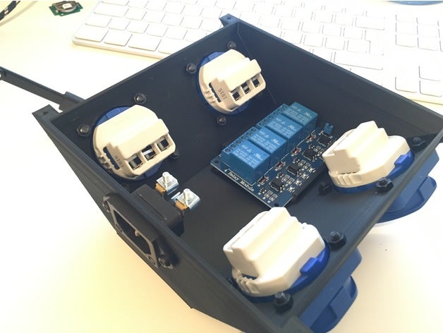 arduino boîte relais l'électronique 3D print model - Mito3D