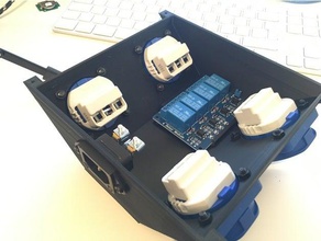 arduino caixa de relé eletrônica 3d print model - Mito3D