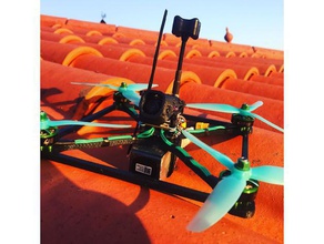 gubel de longo alcance quadro 6 polegadas peso leve rc veículos drone fpv gbframes torvik 3d print model - Mito3D