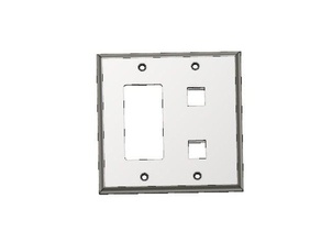 wall plate plug ethernet coaxial replacement parts 3d print model - Mito3D