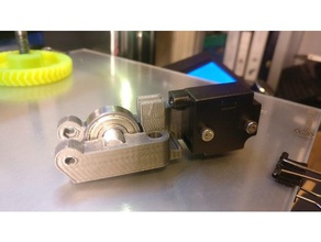 guidler filament-sensor-mount gregs wades geared extruder 3d printer extruders filament sensor 3d print model - Mito3D