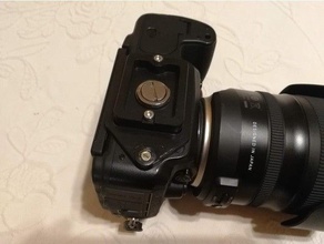 nikon d750 mit arca-swiss-Schuh-adapter Kamera 3d print model - Mito3D
