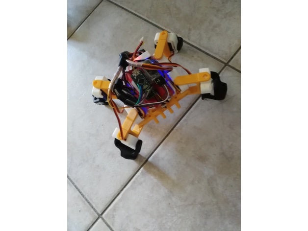 il mio smars quad robotica 3D print model - Mito3D