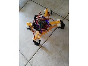 meu smars quad robótica 3d print model - Mito3D