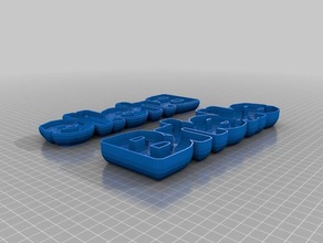 brielle los contenedores personalizado 3d print model - Mito3D