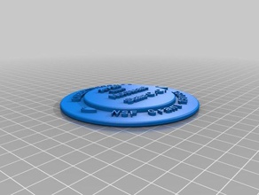 cd medalion accessoires personnalisé 3d print model - Mito3D