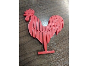 articulated chicken other 3d print model - Mito3D