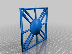 80x80x36 grid cover fan computer 80x80mm protection 3d print model - Mito3D