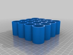 Dampf-Flasche tray kleine e-liquidpaintnail Lack-Flaschen - Organisation angepasst 3d print model - Mito3D