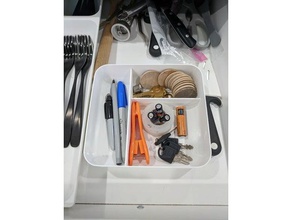 drawer organizer tray organization 3d print model - Mito3D