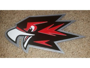 southridge skyhawks mascot signs logos 3d print model - Mito3D