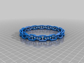 chainlink bracciale altri personalizzato 3d print model - Mito3D