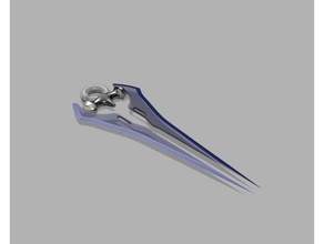 halo energy sword high quality keychain keychains cosplay prop weapon halloween 3 4 5 reach 3d print model - Mito3D