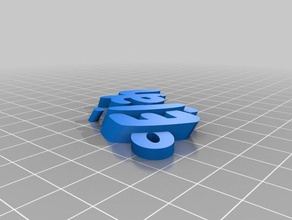 eljah-mavi organizasyon özelleştirilmiş 3d print model - Mito3D