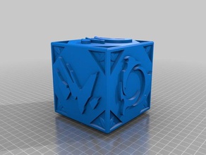 principe drago primordiale del cubo puntelli 3d print model - Mito3D