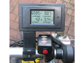 energy display case e-bike handlebar sport outdoors ebike meter pzem-051 3d print model - Mito3D