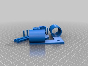 simples de 45 graus v-twin mecânico brinquedos vtwin motor 3d print model - Mito3D