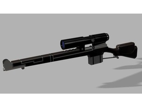 los observadores resistente enfield rifle láser de juguete juego accesorios 28mm warhammer 40k 3d print model - Mito3D