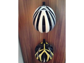 helmethook sport all'aperto bicicletta casco da gancio a parete 3d print model - Mito3D