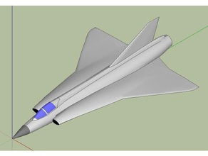 saab draken vehicles aircraft airplane delta deltawing fighter jet jetplane 3d print model - Mito3D