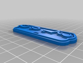 meine angepasste multiline-tag Schlüsselanhänger 3d print model - Mito3D