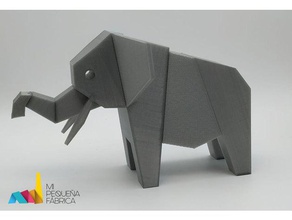 elephant magnetic toy animals 3d print model - Mito3D