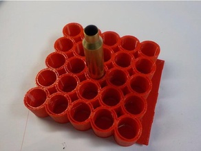 300 win magshell holder hand tools 25 shell 300wm winchester reloading tray 3d print model - Mito3D