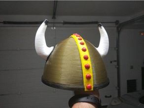 viking helmet 3d la impresión vestido juguete 3d print model - Mito3D