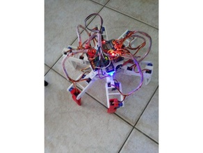 18 dof hexapod robotics 3d print model - Mito3D